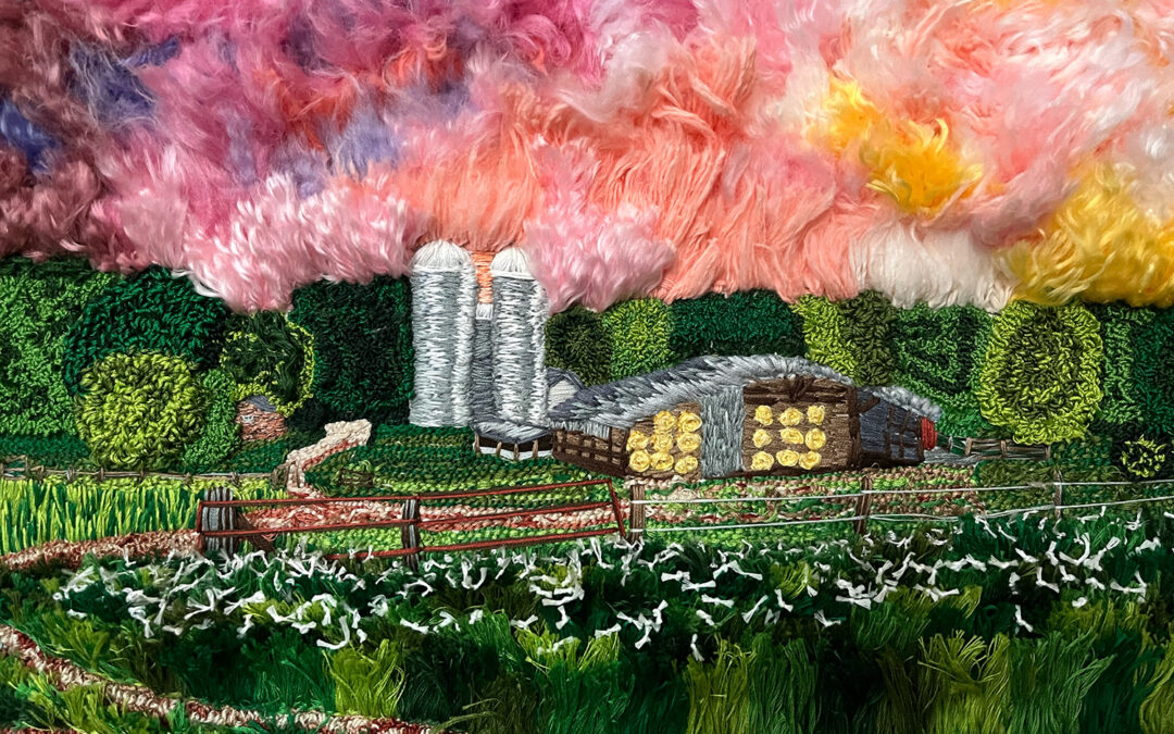 farm tapestry art