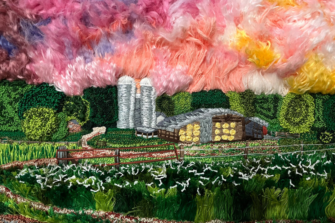 farm tapestry art